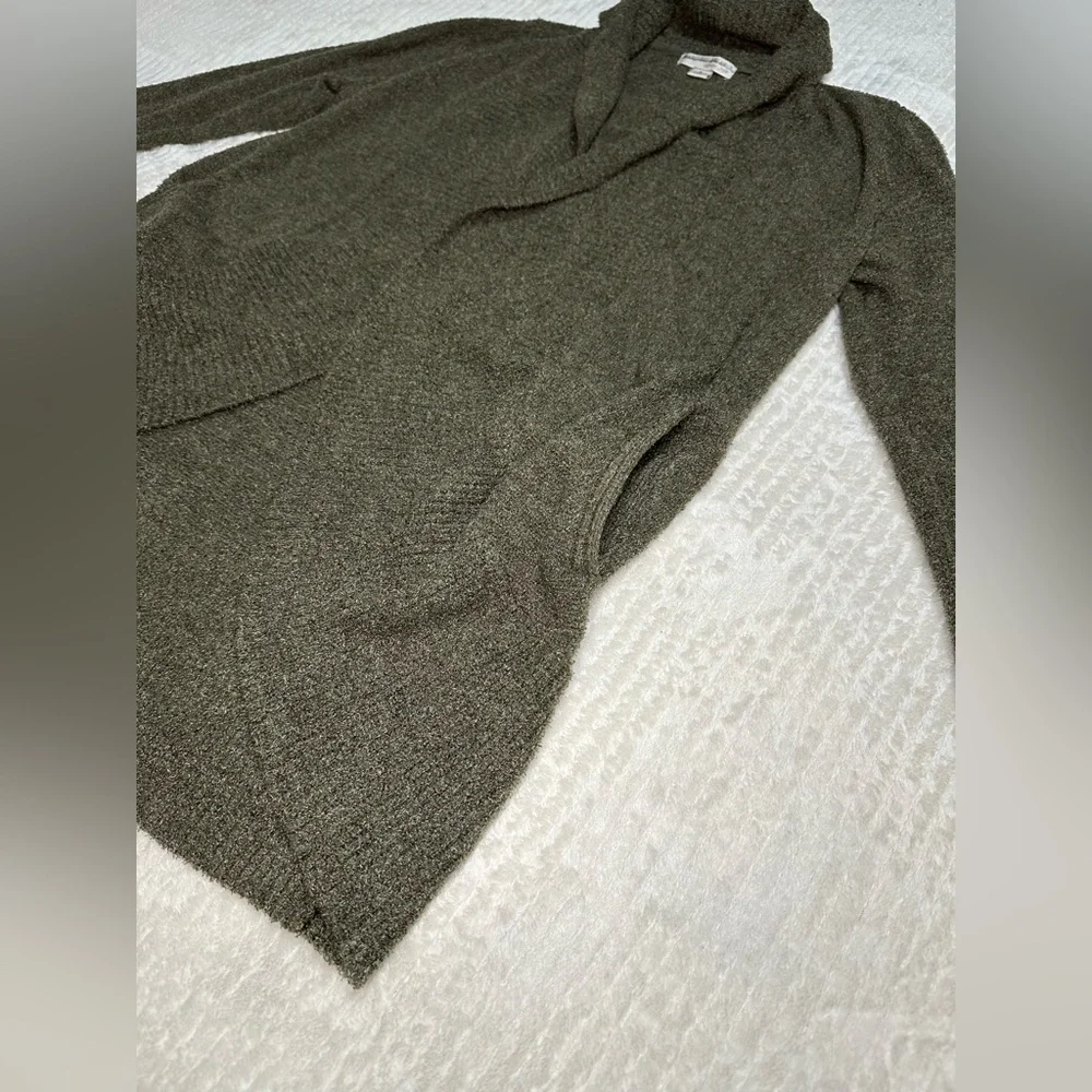 Barefoot Dreams Green Cozy Chic Lite Circle Cardigan/ Sweater Oversized Small - Picture 6 of 12